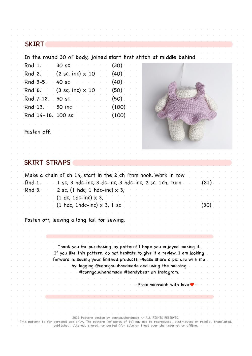 mochi crochet pattern bunny