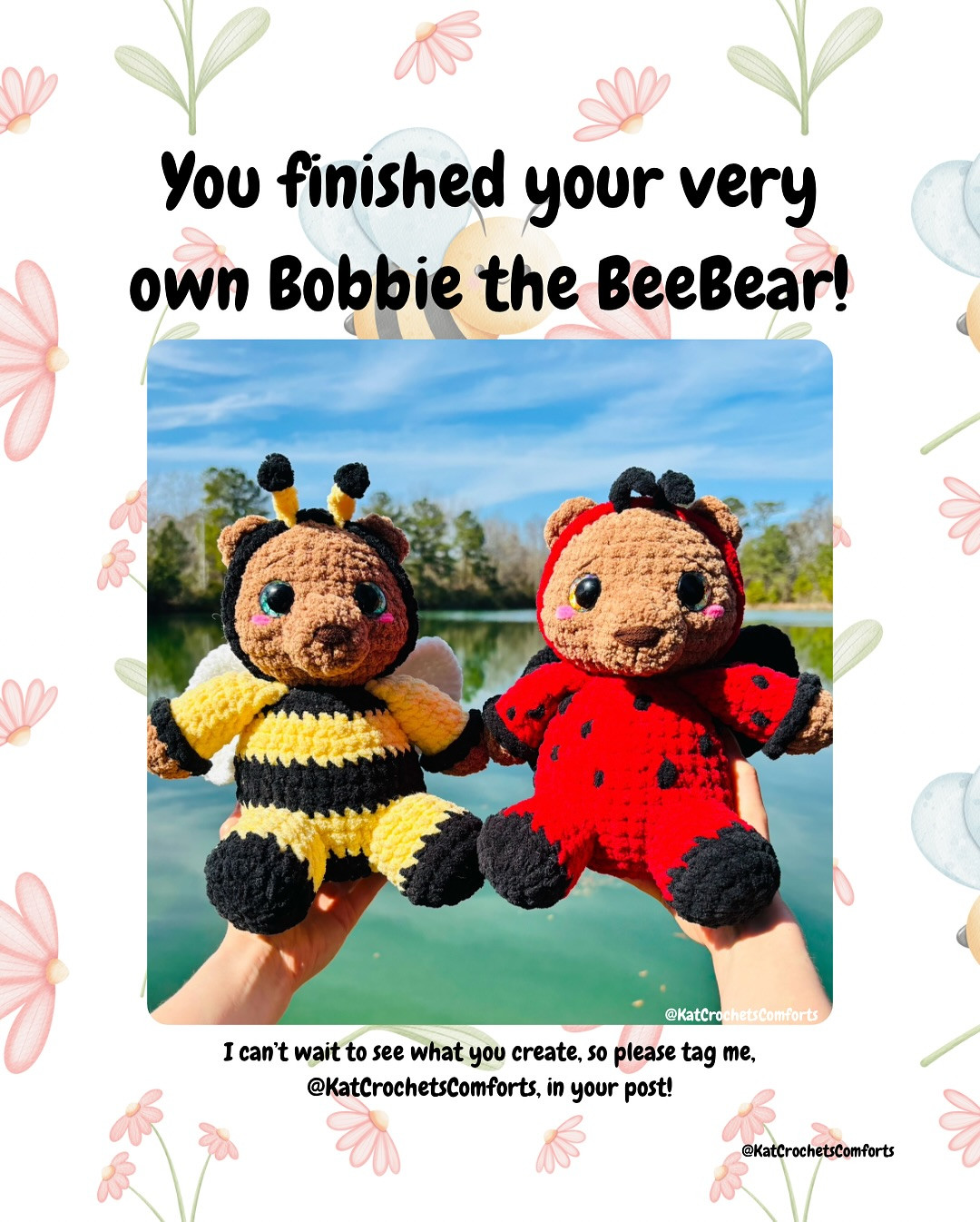 🐝🧸PATTERN RELEASE - Bobbie the BeeBear🐝🧸