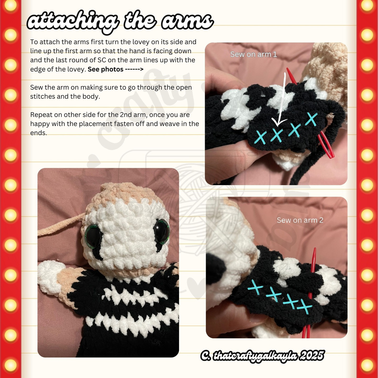 pierre the mime snuggle free amigurumi pattern