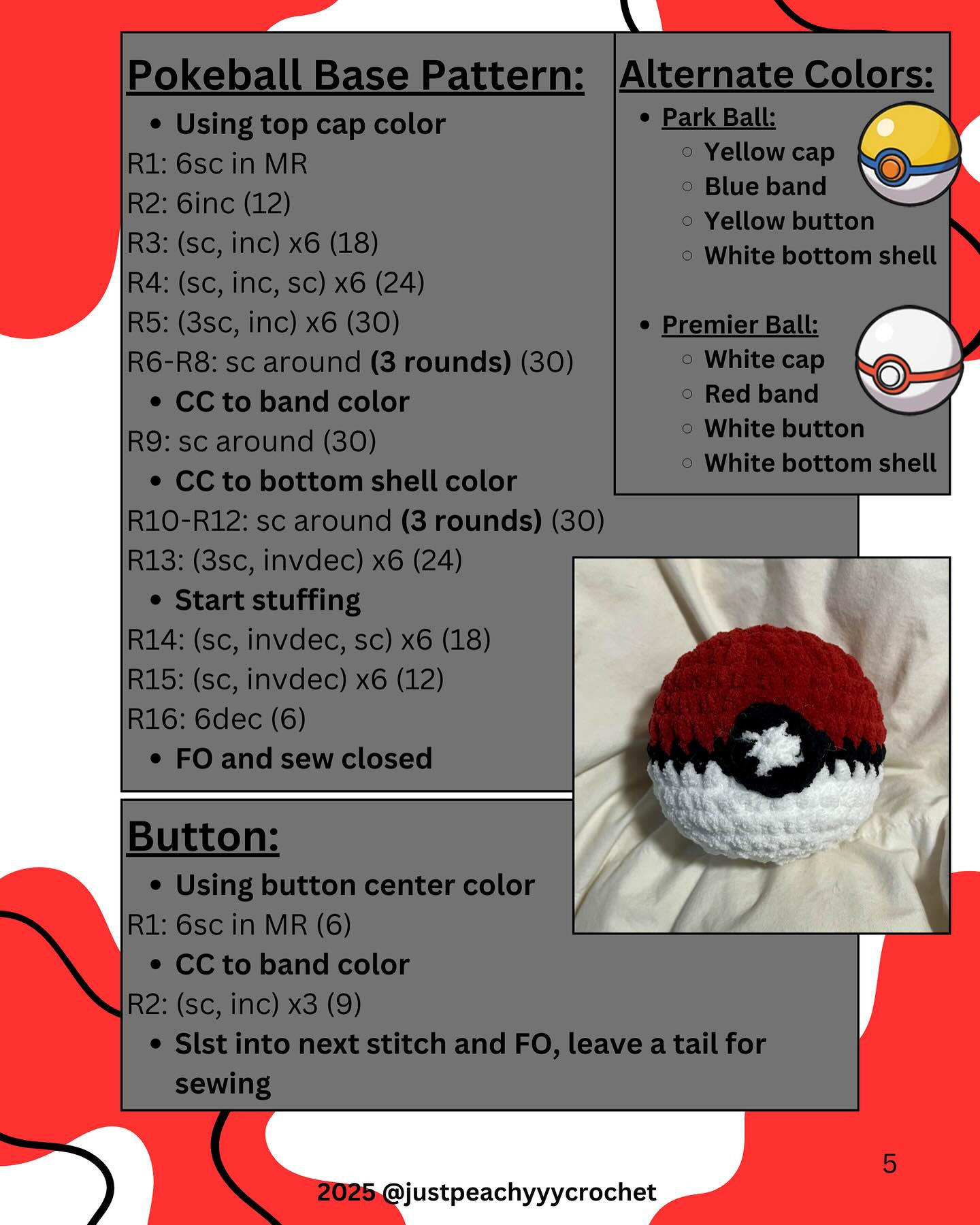 POKEBALL PATTERNS BASIC PACK! ❤️🎉