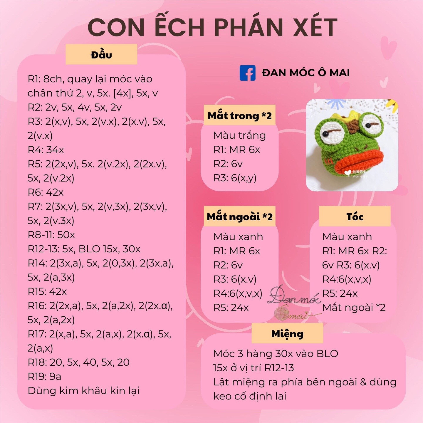 rồng môi trề, cô gái có râu, con ếch phán xét, con gián