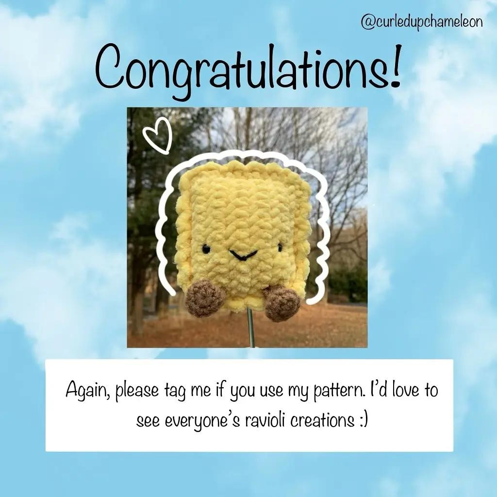 Rosie the Ravioli free crochet pattern