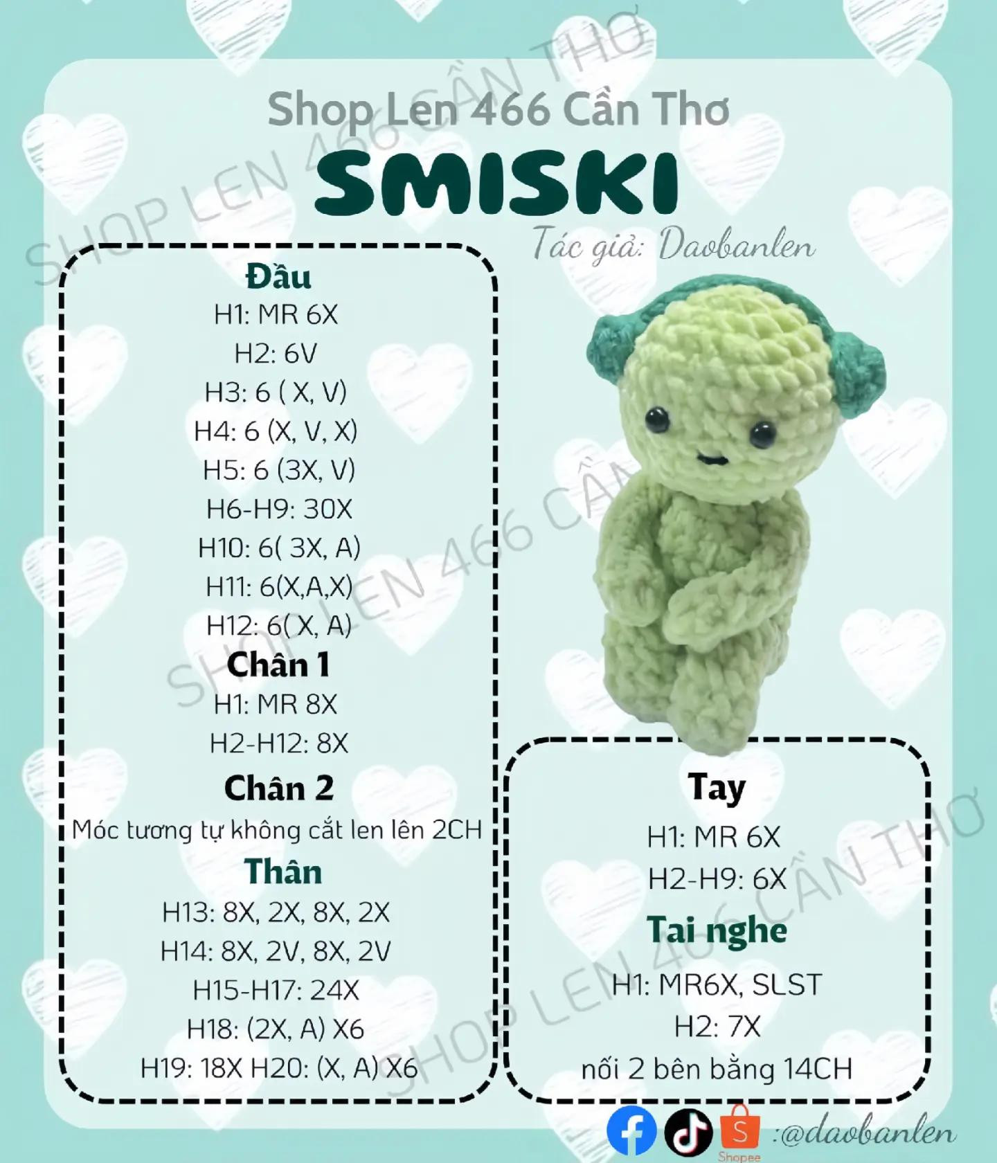 smiski crochet pattern