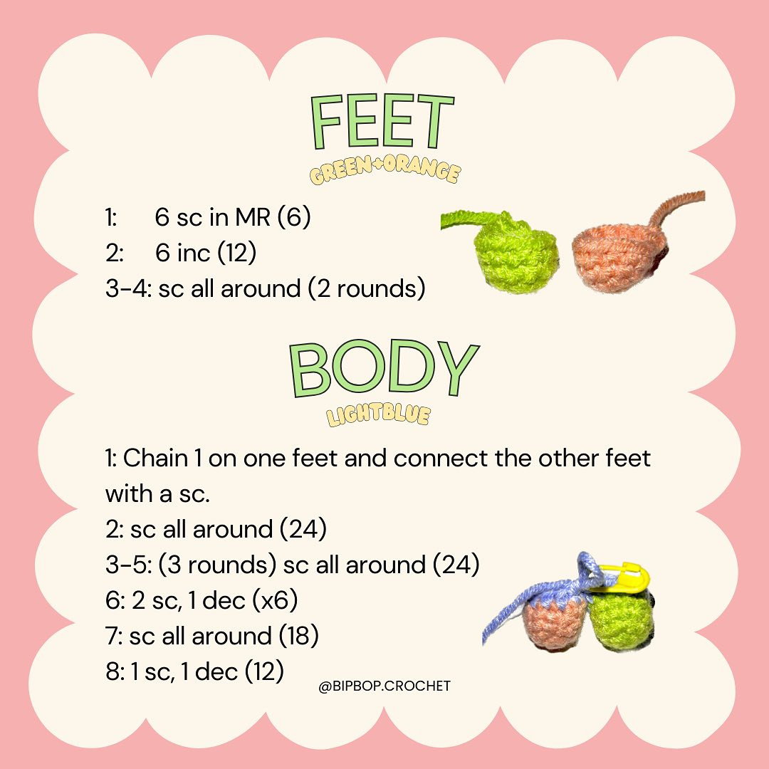 Usahana Free Pattern ૮ ˶ᵔ ᵕ ᵔ˶ ა