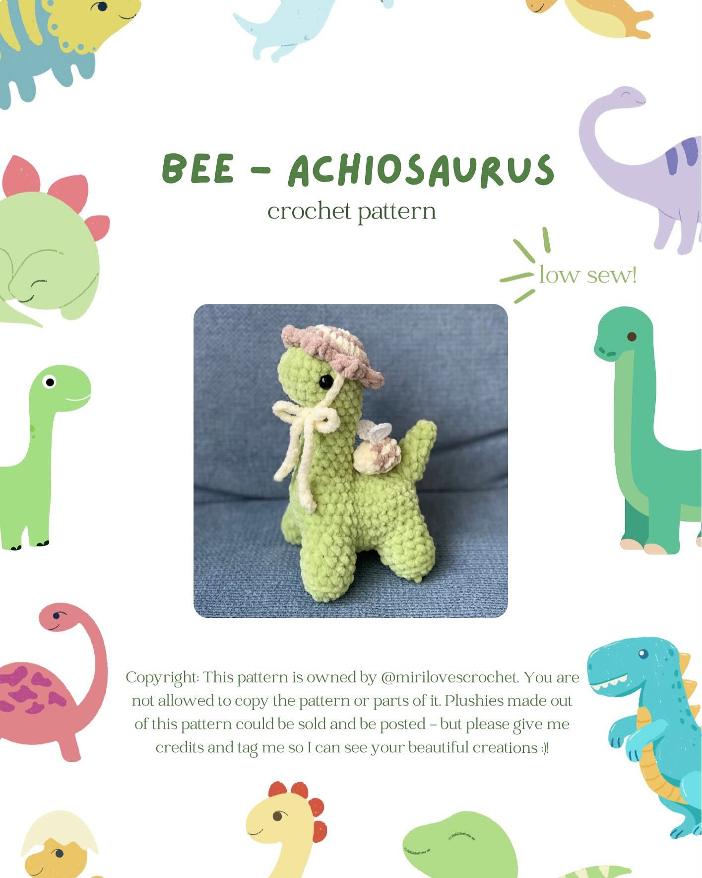 bee achiosaurus low sew