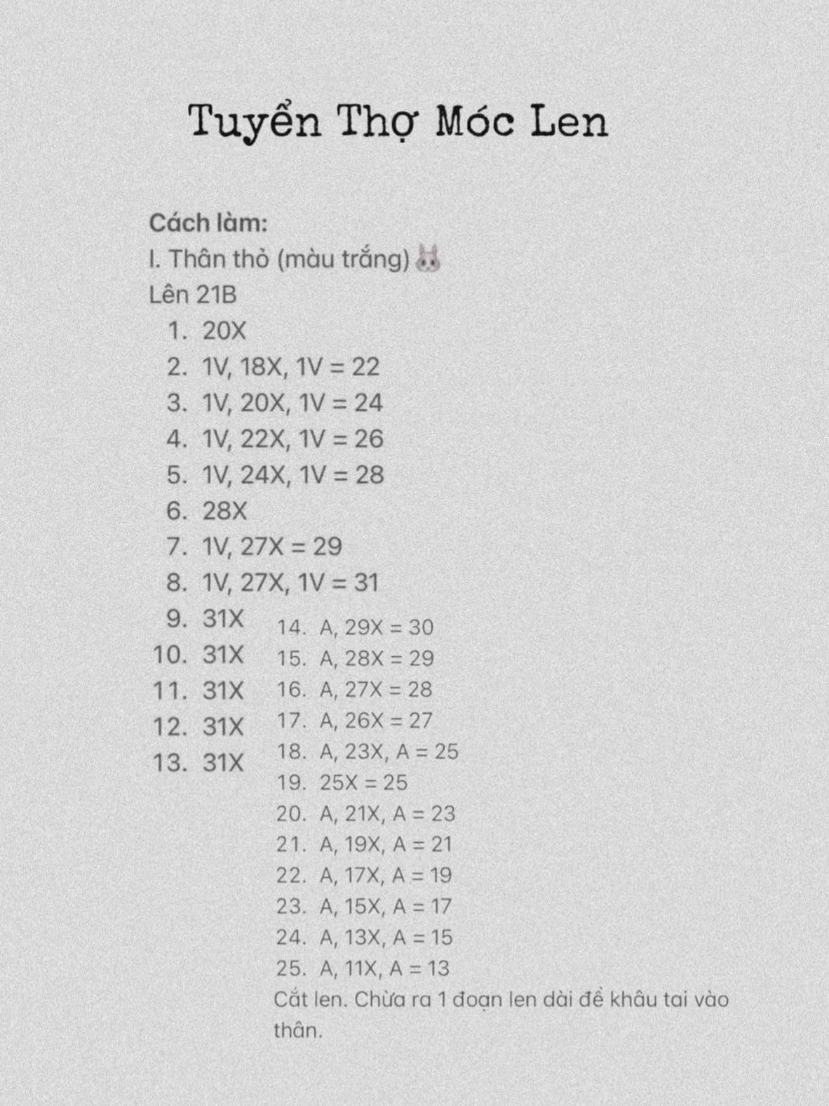 Chart Túi Thỏ Bông