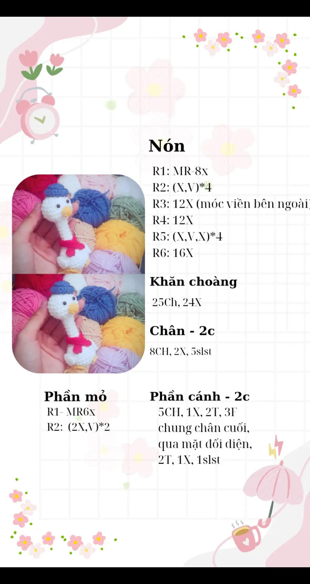 chart vịt cổ dài