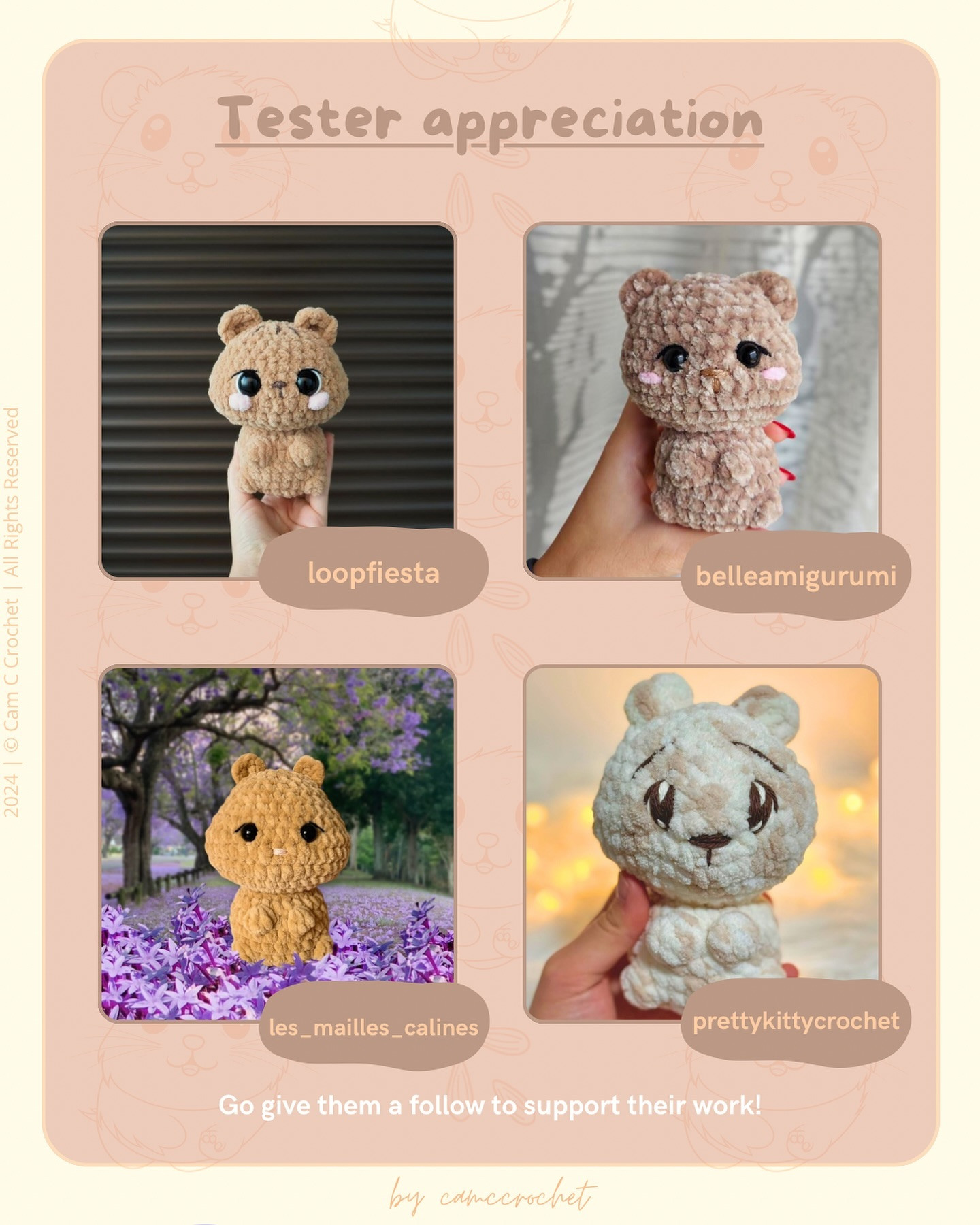 ✨ Chubby Hamster pattern release ✨