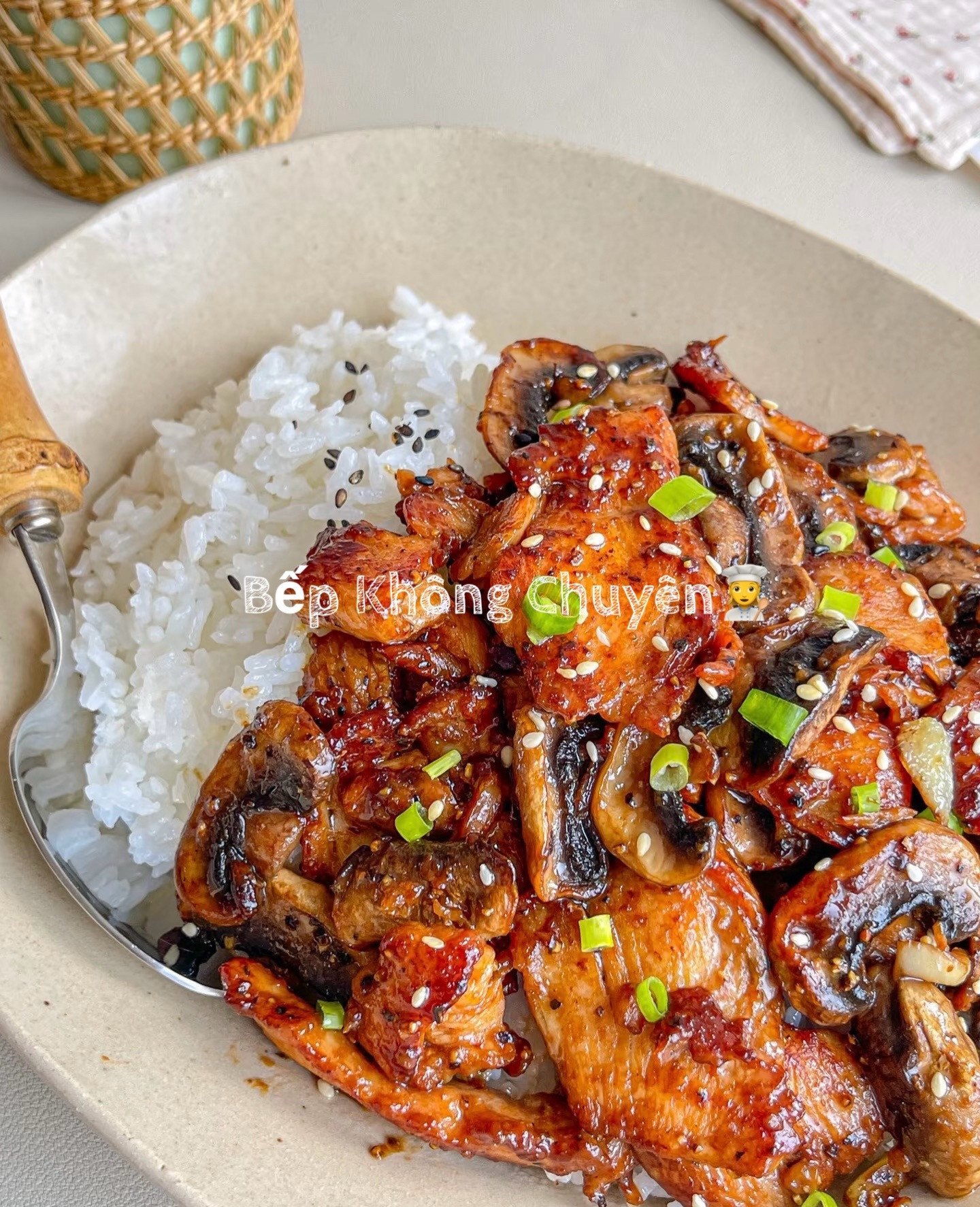 Cơm nấm ức gà🍛 👩‍🍳