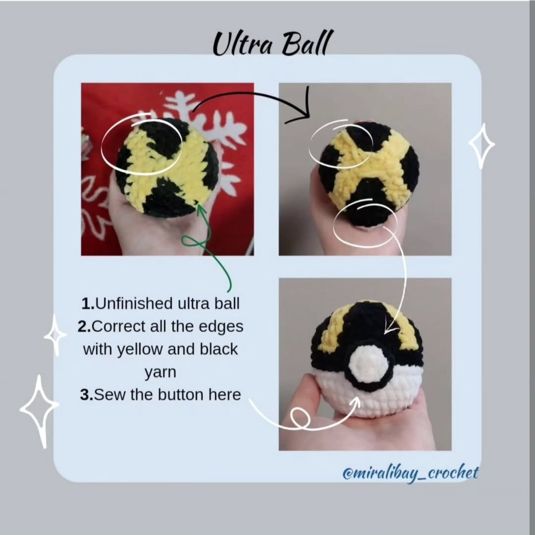 free crochet pattern great ball & ultra ball