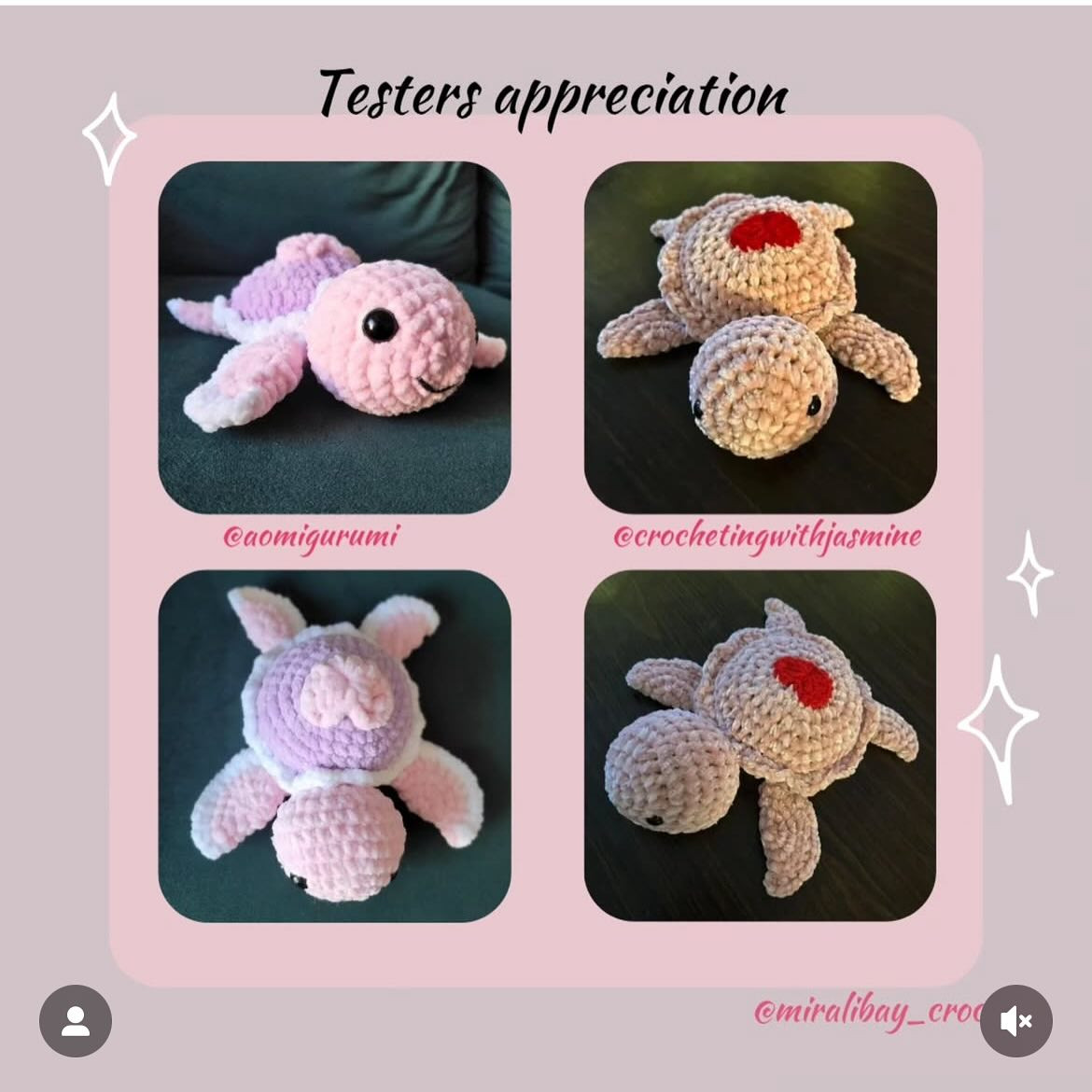 free crochet pattern valentine's turtle