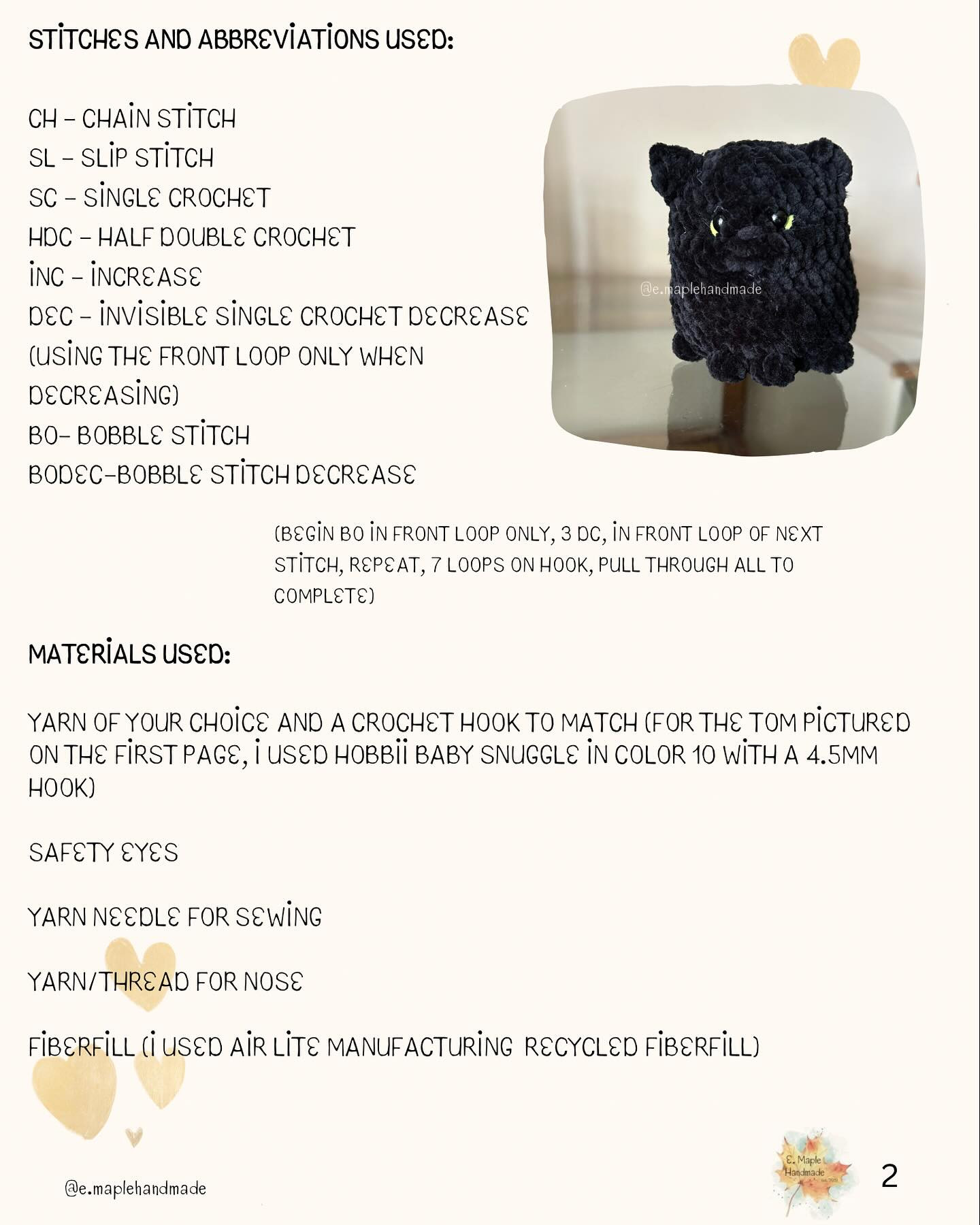 free pattern the tnr cat