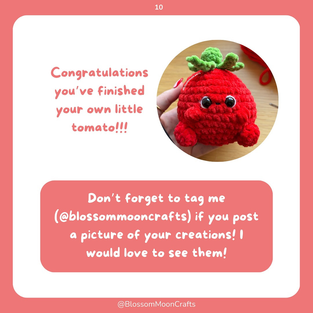 🍅 FREE TOMATO PATTERN 🍅
to-ma-toes