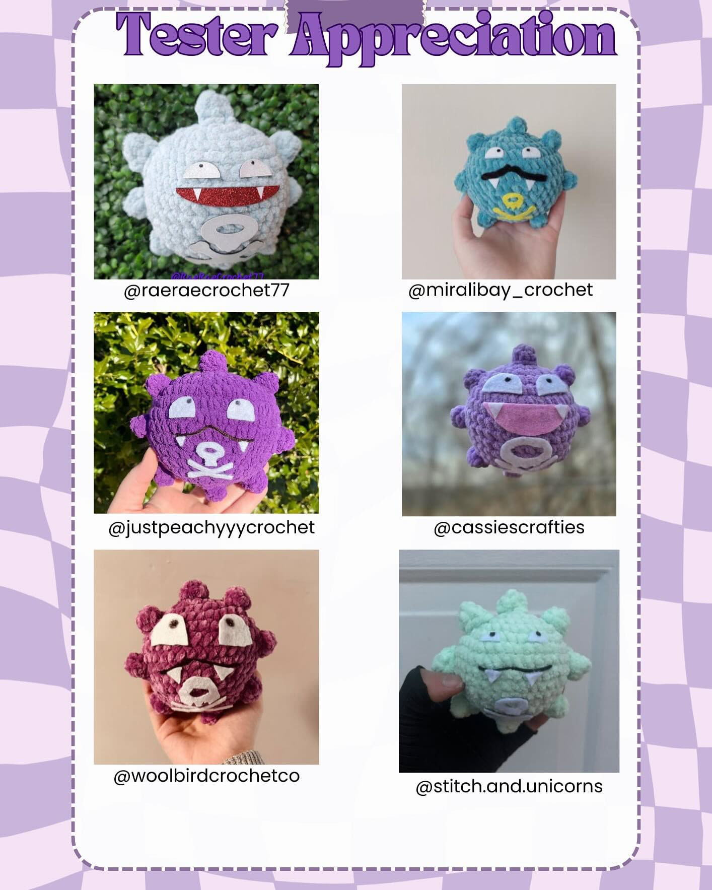 KOFFING free crochet pattern