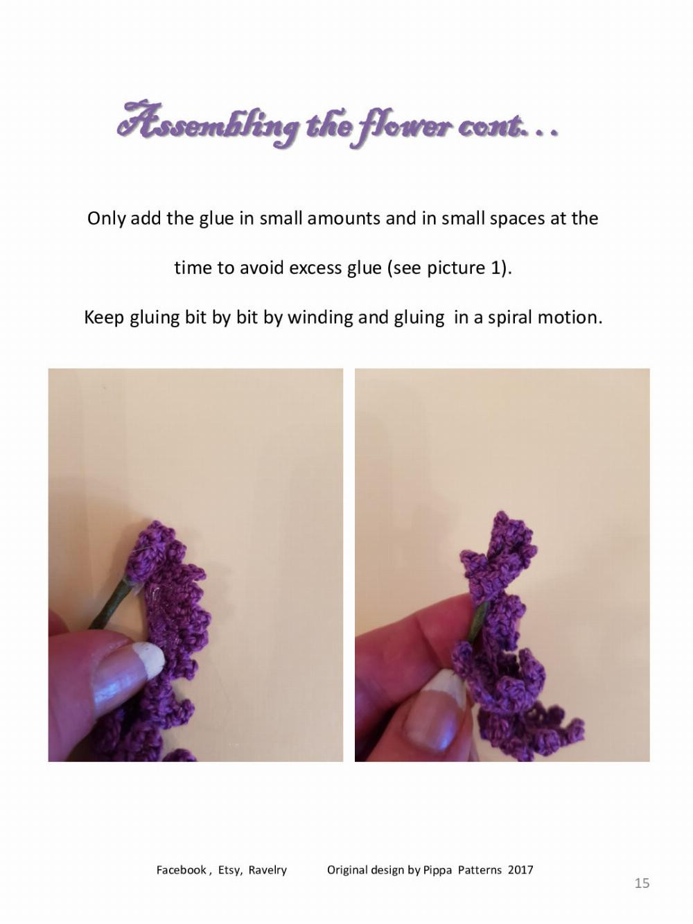 Lavender Pattern and Instructions