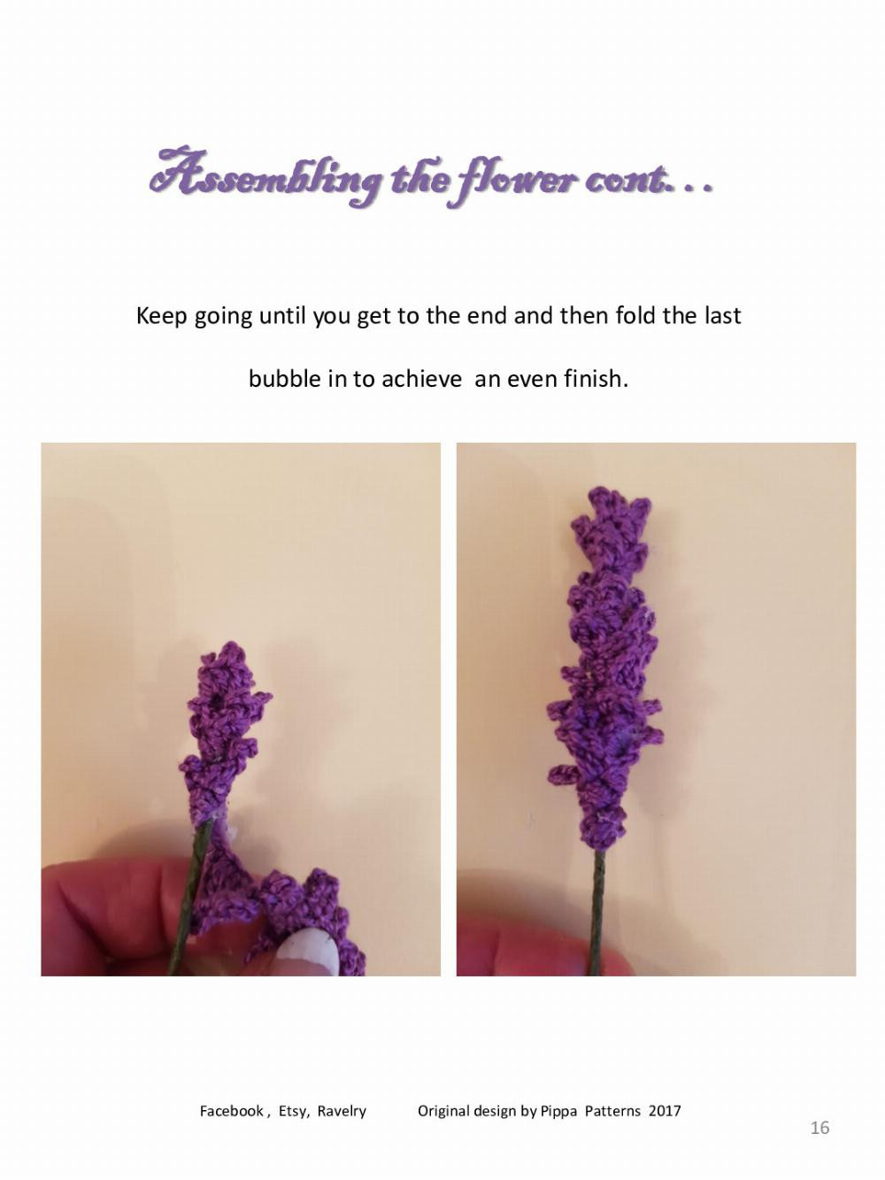 Lavender Pattern and Instructions