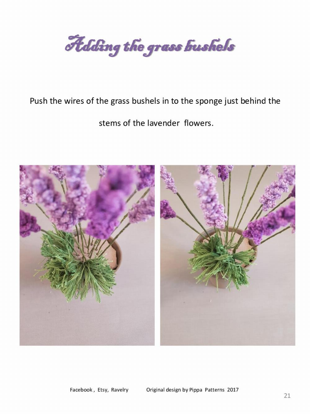 Lavender Pattern and Instructions