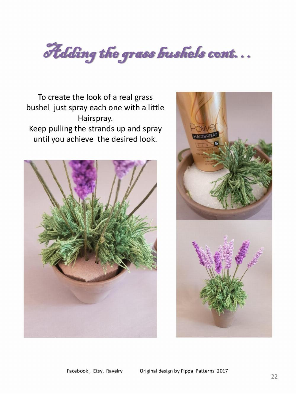 Lavender Pattern and Instructions