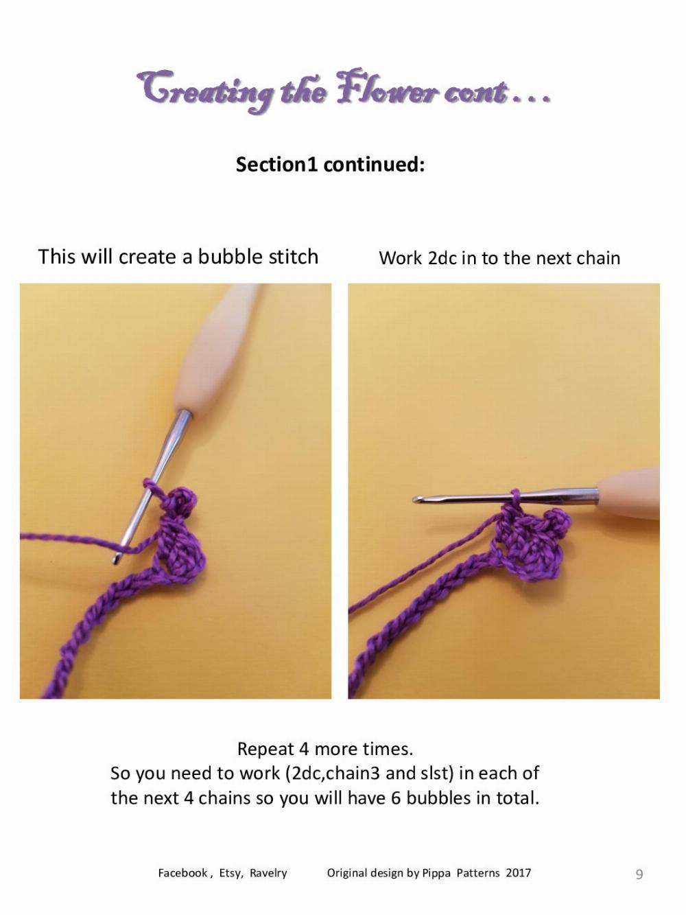 Lavender Pattern and Instructions