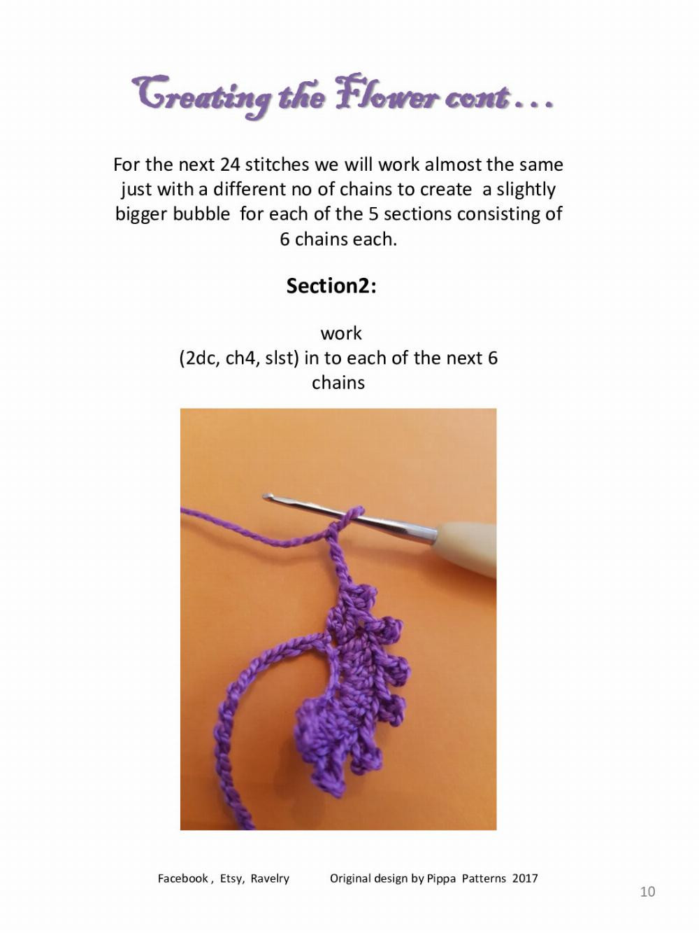 Lavender Pattern and Instructions