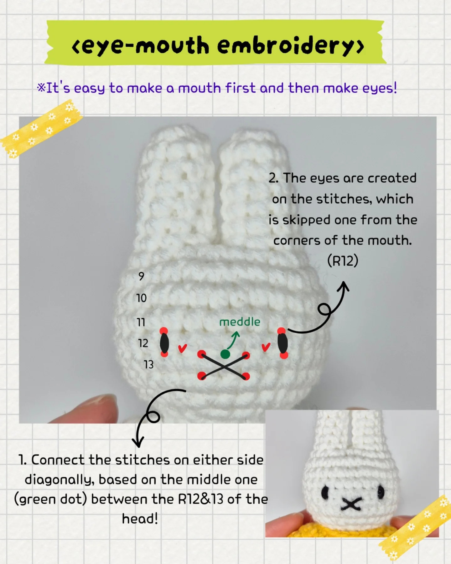 Miffy crochet free pattern