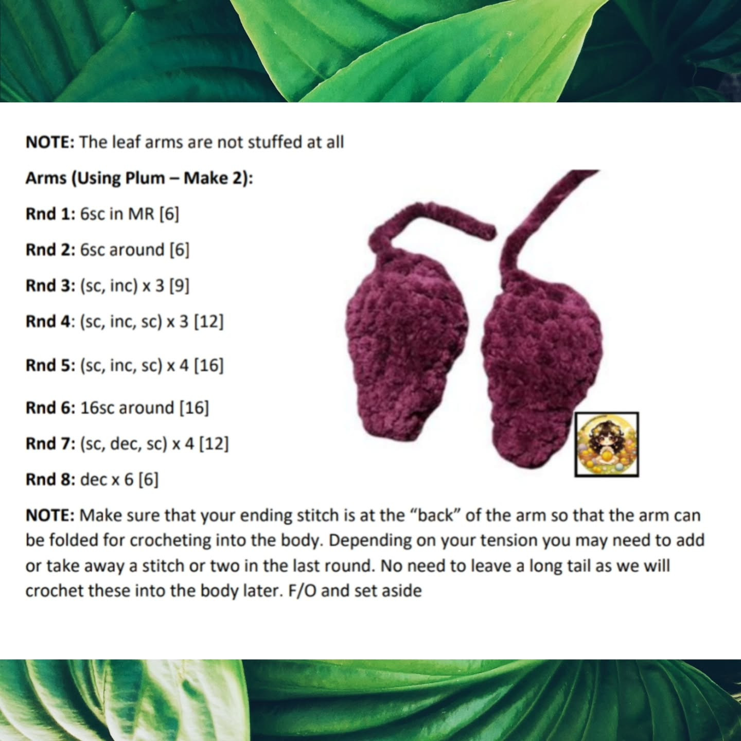 no sew persephone the plant pal crochet pattern