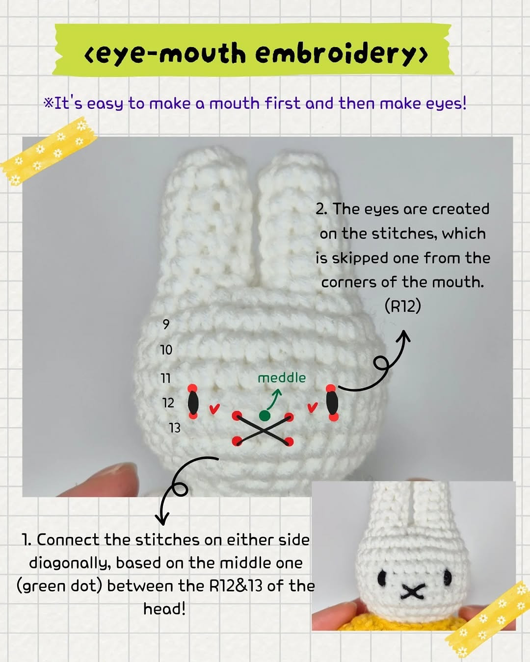 rabbit miffy free pattern