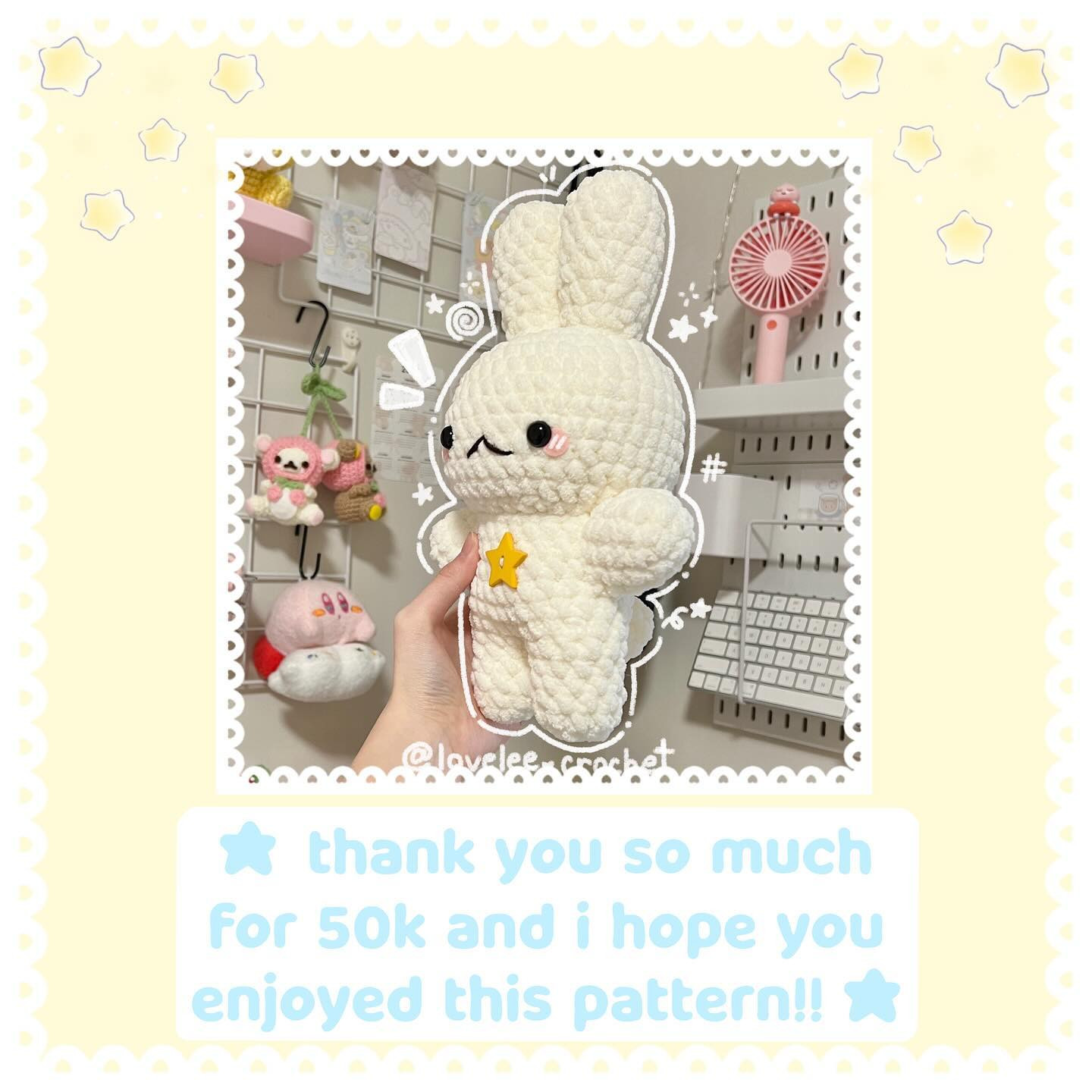 star bunny free pattern