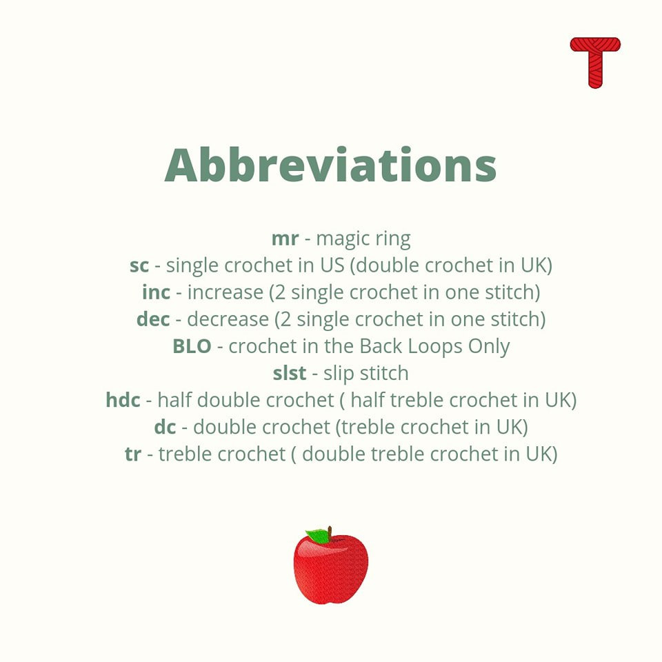 apple Free pattern