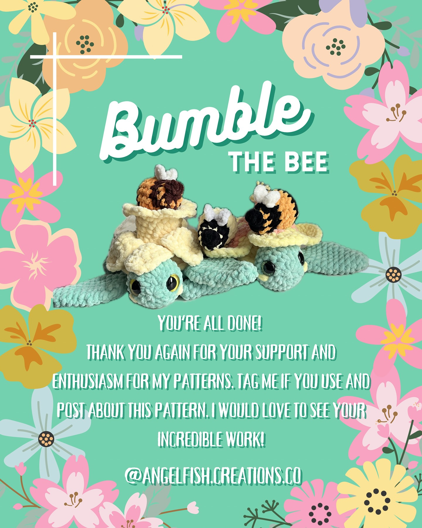 bumble the bee free companion crochet pattern