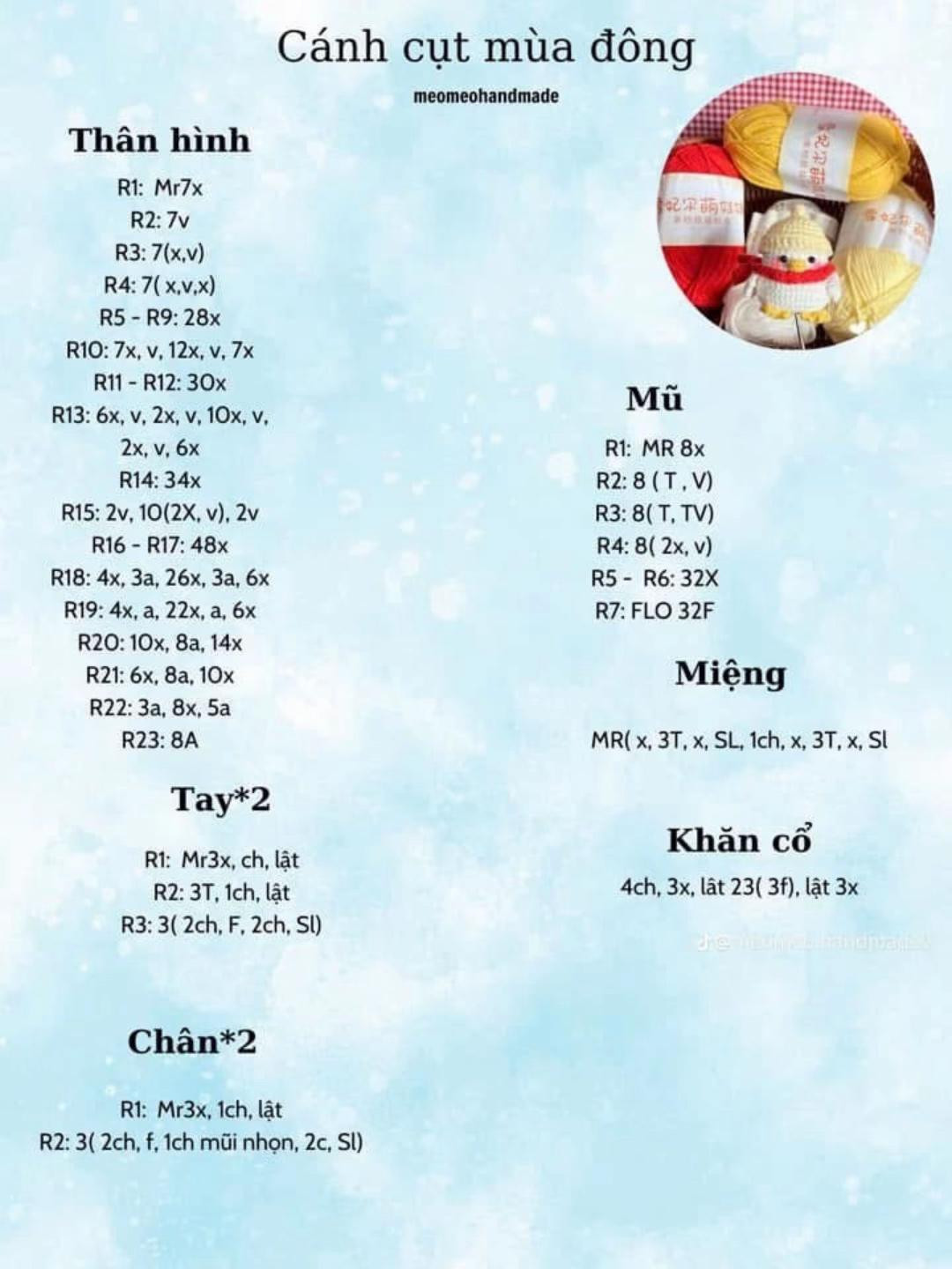 cánh cụt đội mũ