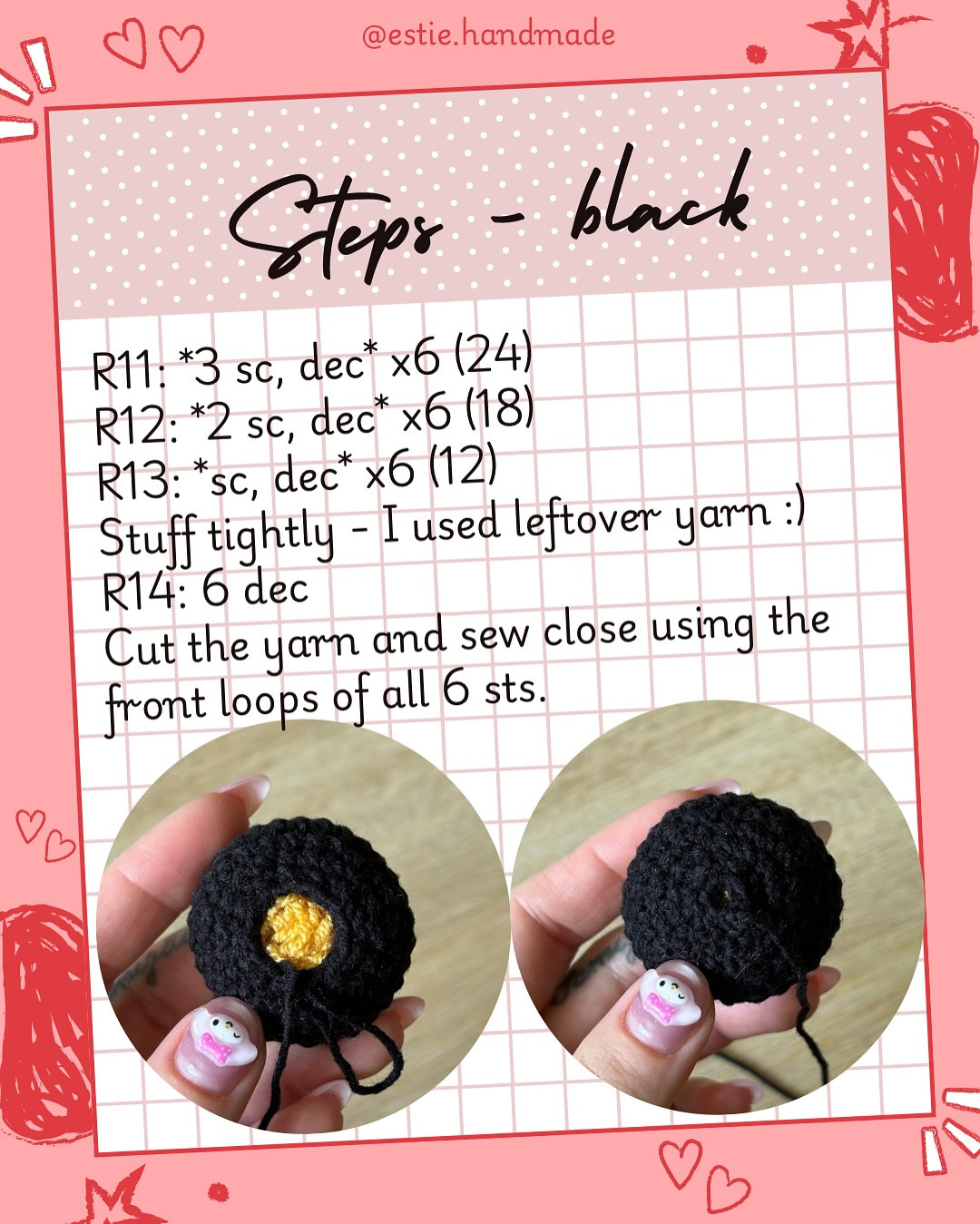 Catch this FREE pokeball bag charm pattern! 🔴⚫️⚪️