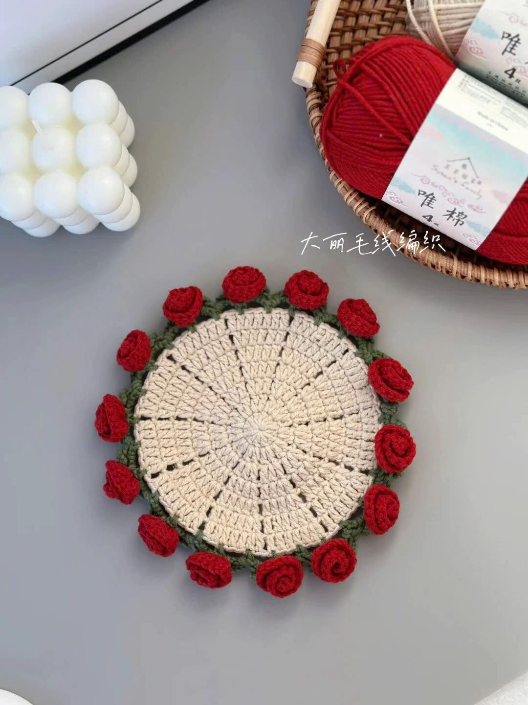 Chart đế lót cốc/ giỏ hoa 🌹