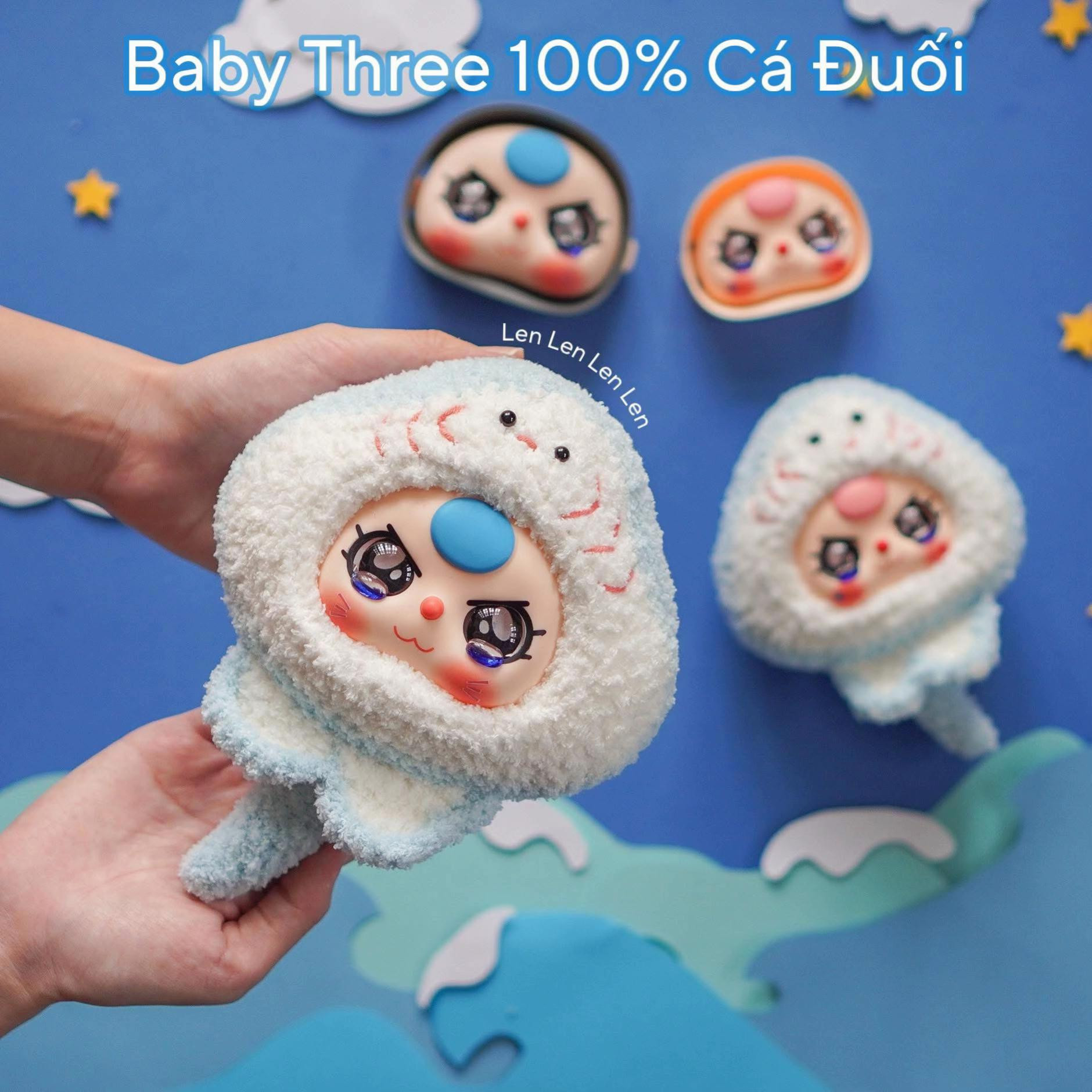 Chart móc baby three cá đuối xinh xỉu