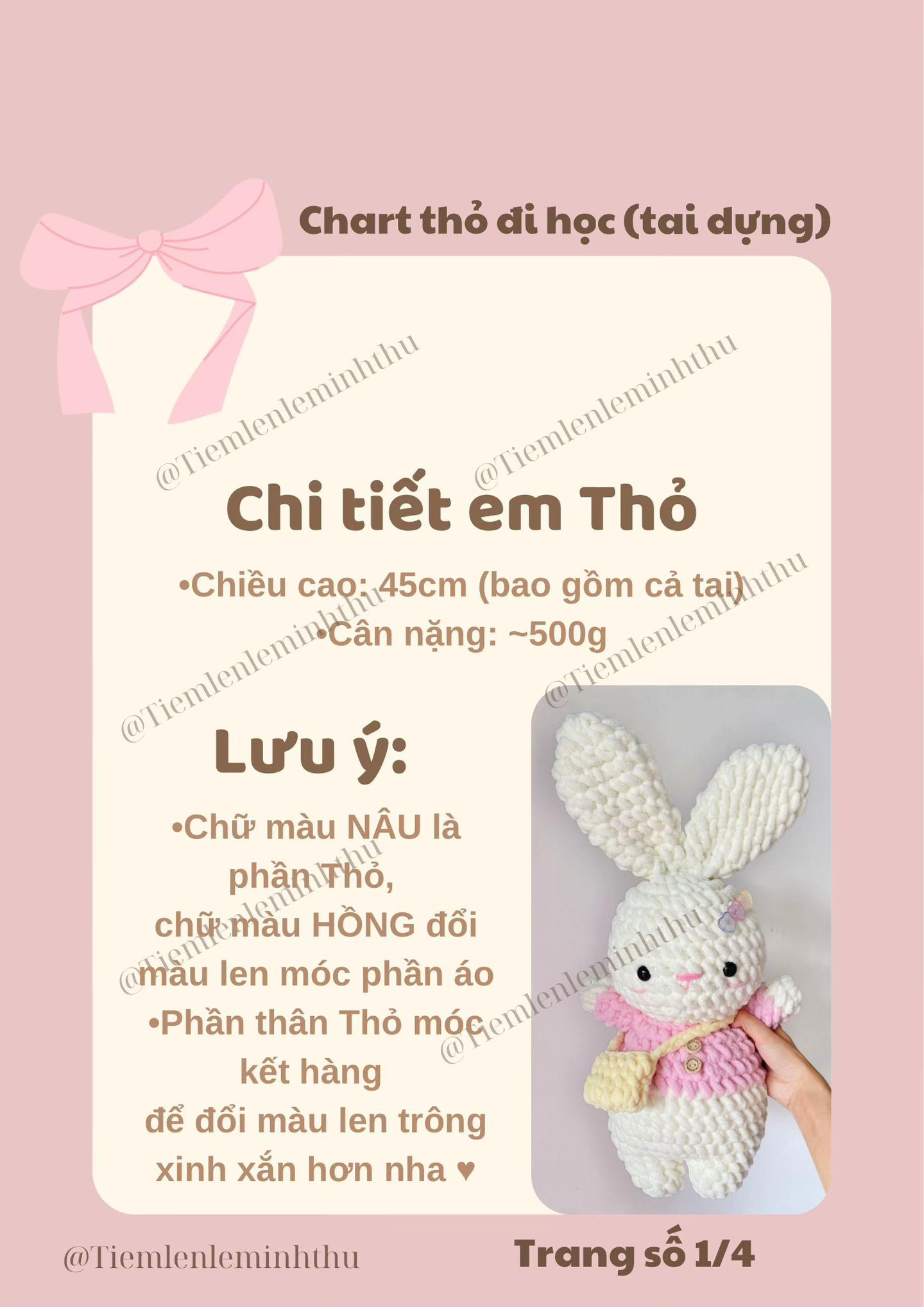 Chart Thỏ tai dựng 🐰