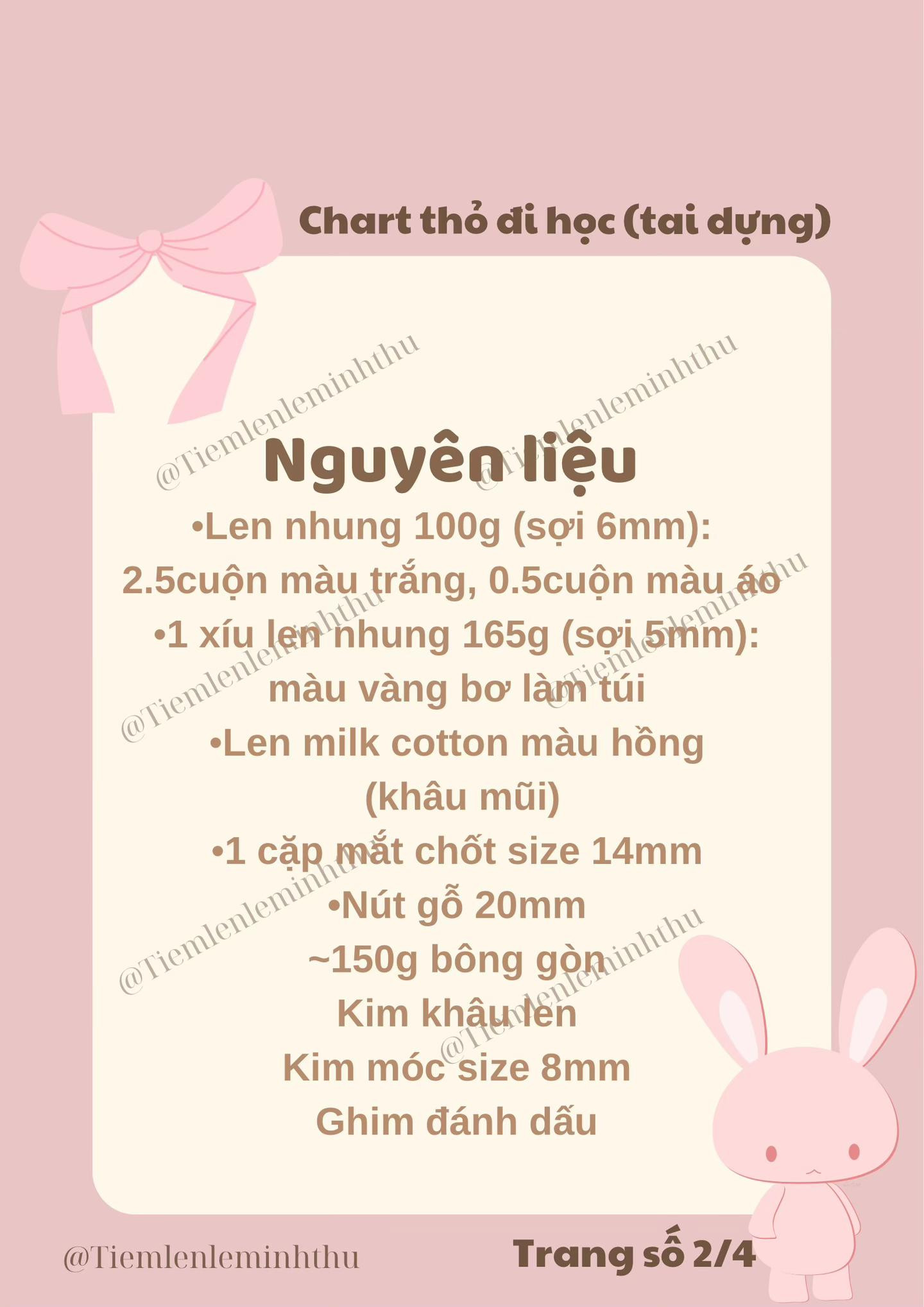 Chart Thỏ tai dựng 🐰