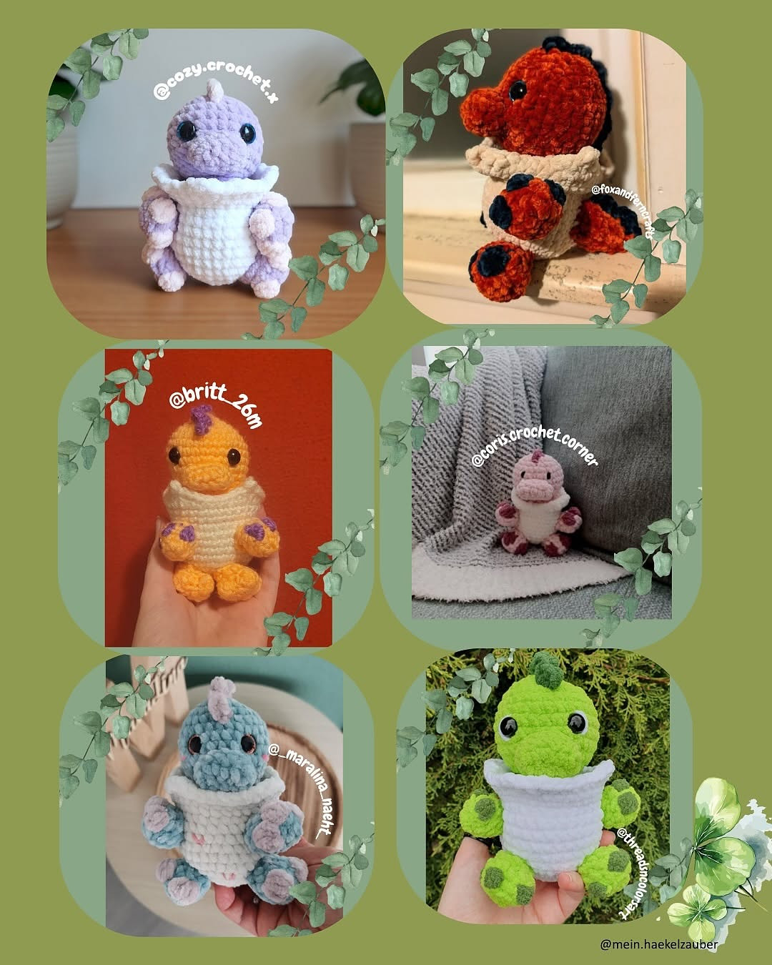 dinosaur crochet pattern