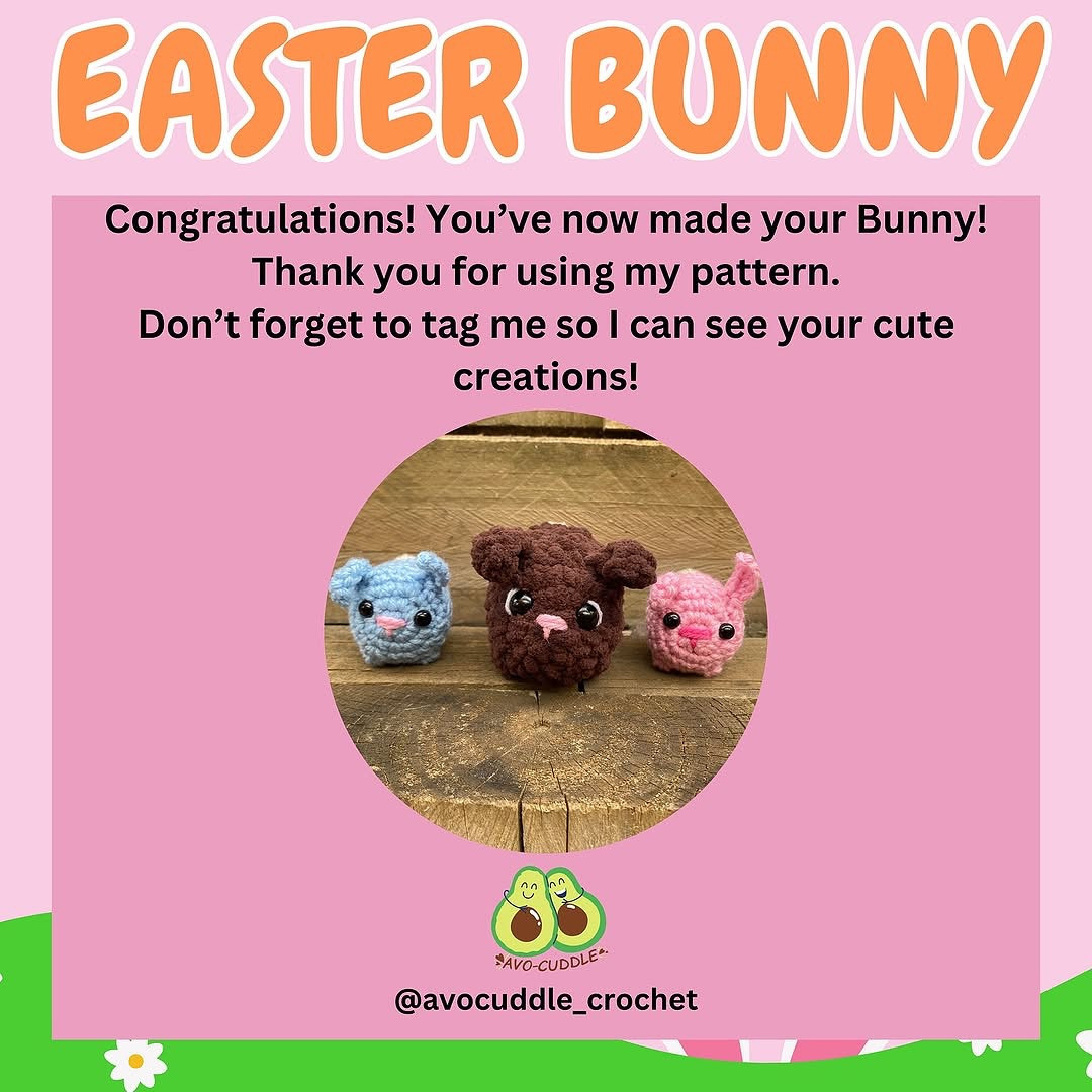 easter bunny free pattern amigurumi