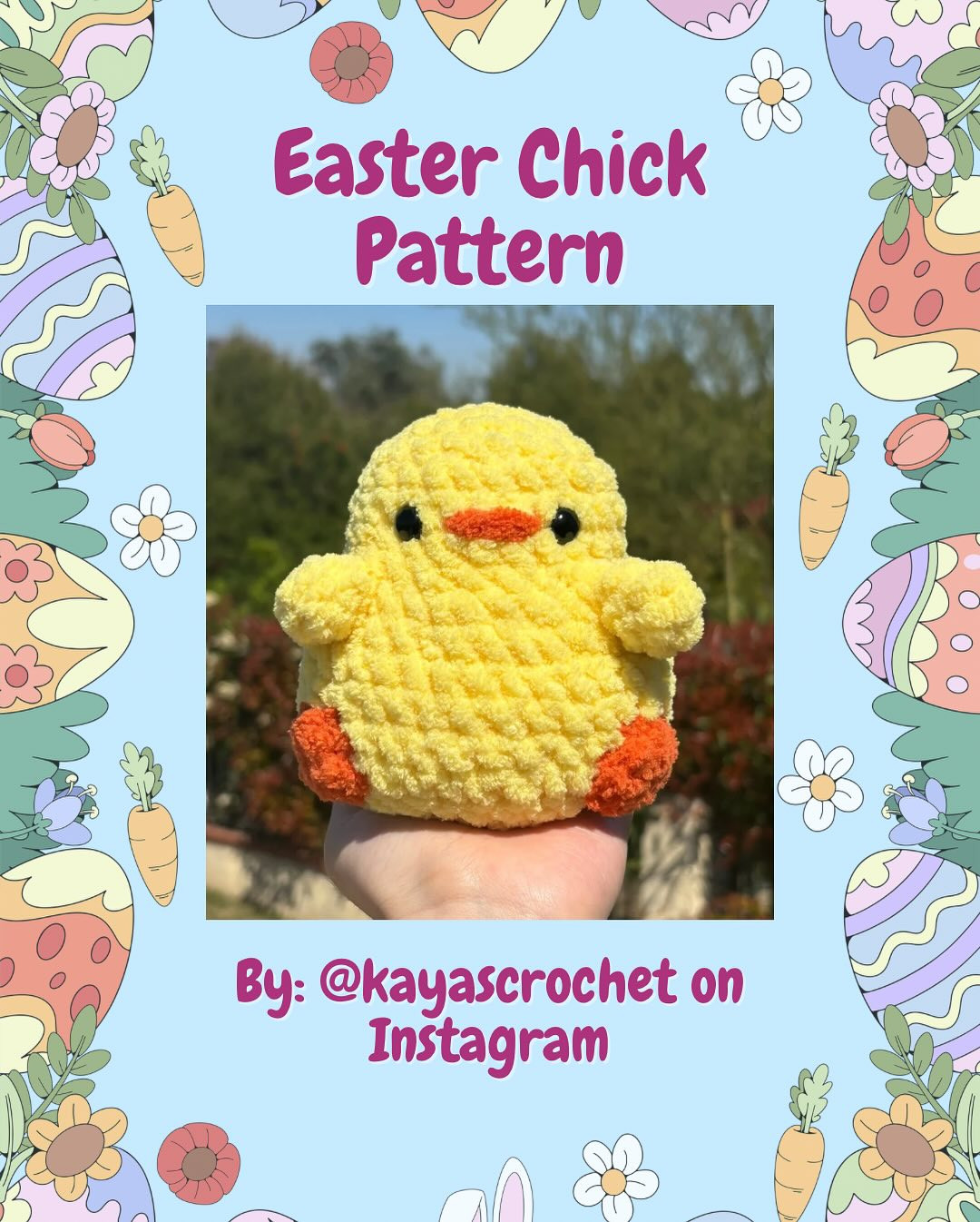 easter chick pattern