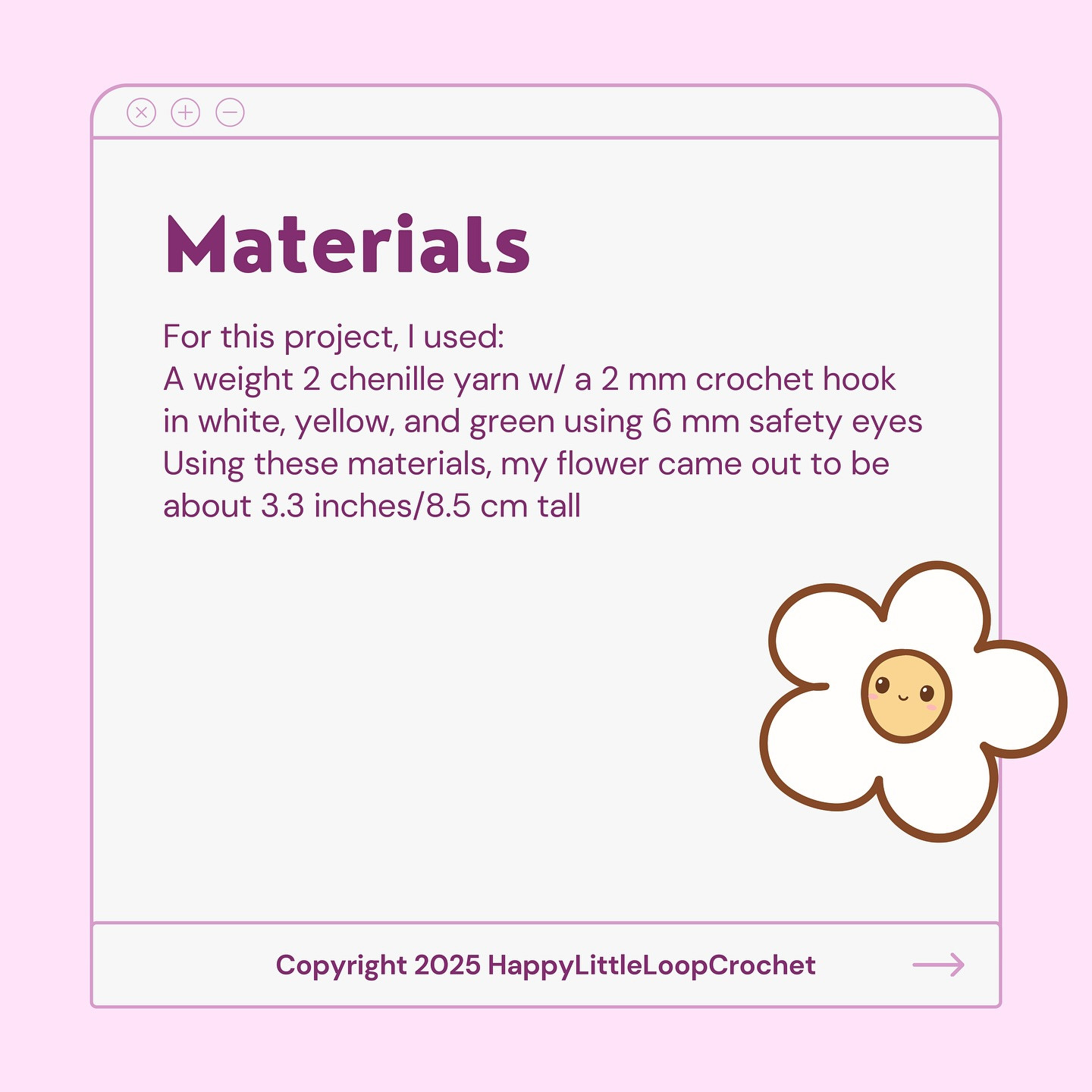 free crochet pattern flower friend, 🌼🤍 Oopsie Daisy Flower 🤍🌼