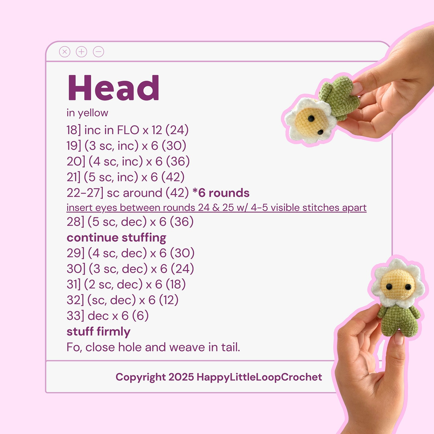 free crochet pattern flower friend, 🌼🤍 Oopsie Daisy Flower 🤍🌼