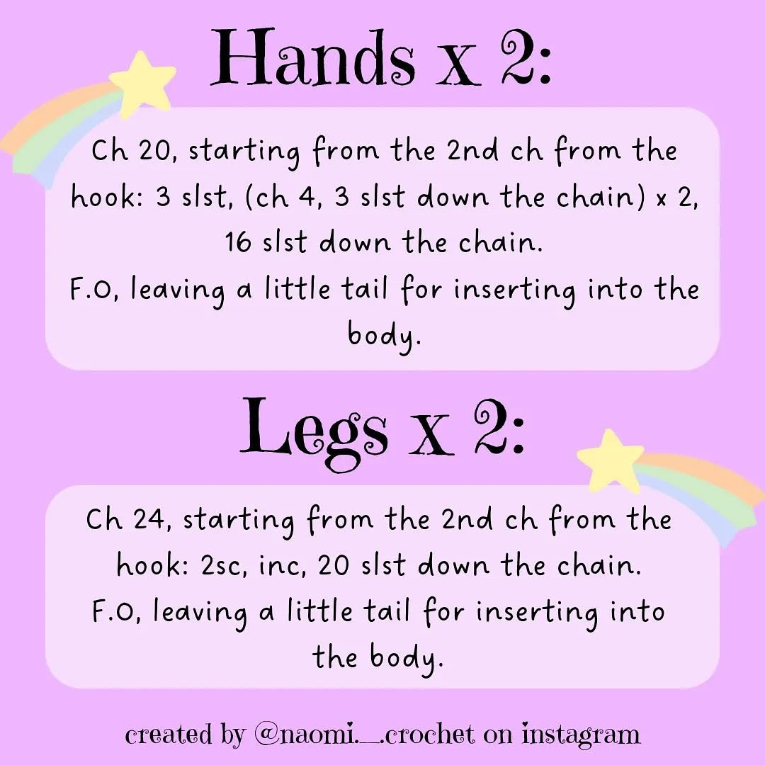 free leggy start pattern