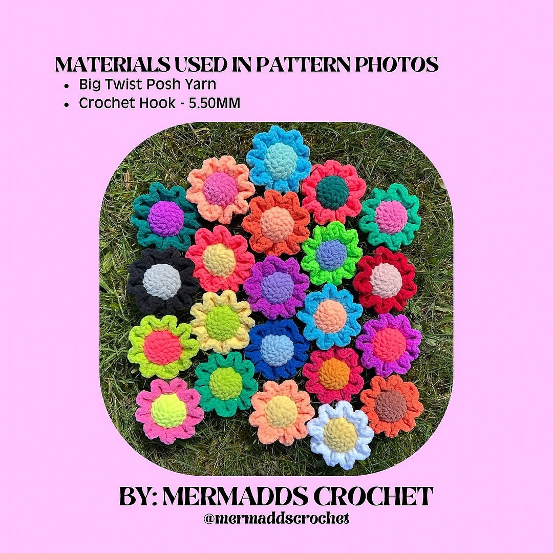 free no sew flower pattern