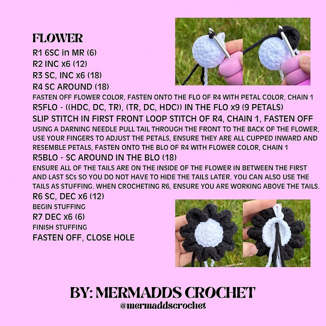 free no sew flower pattern