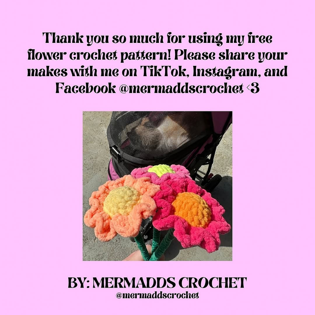 free no sew flower pattern