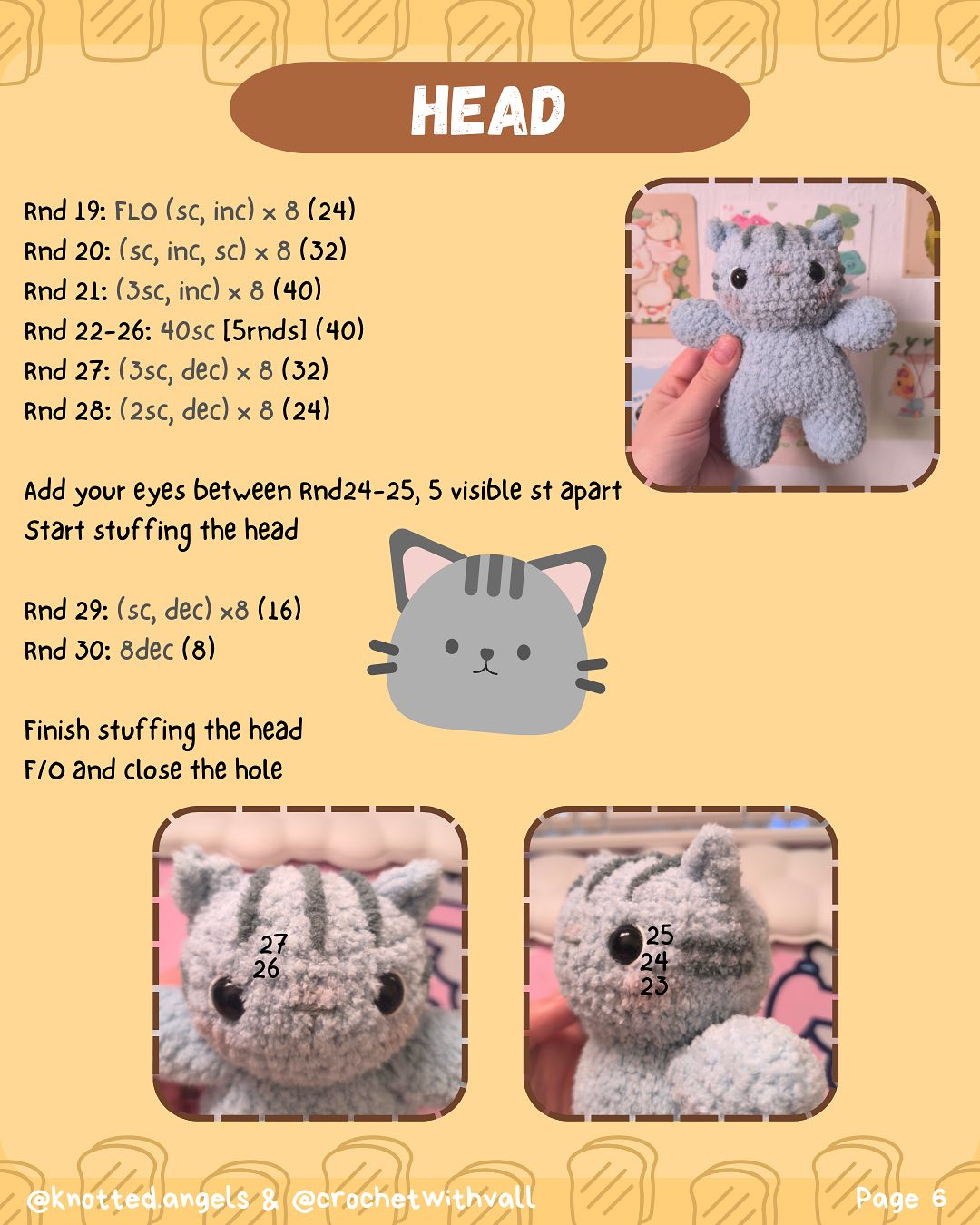 FREE NO-SEW TOASTY THE KITTEN🍞🐈‍⬛
