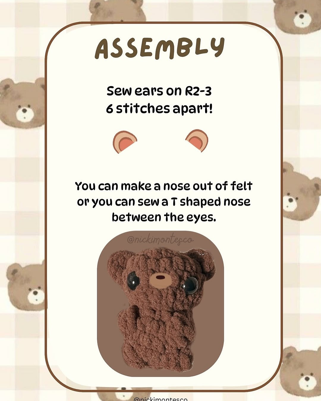 free pattern 20 min make