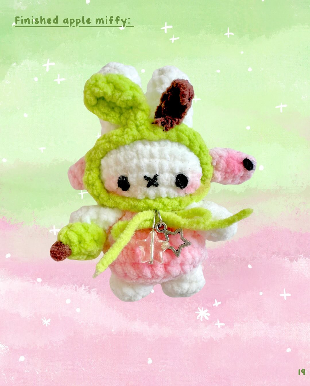 free pattern apple miffy