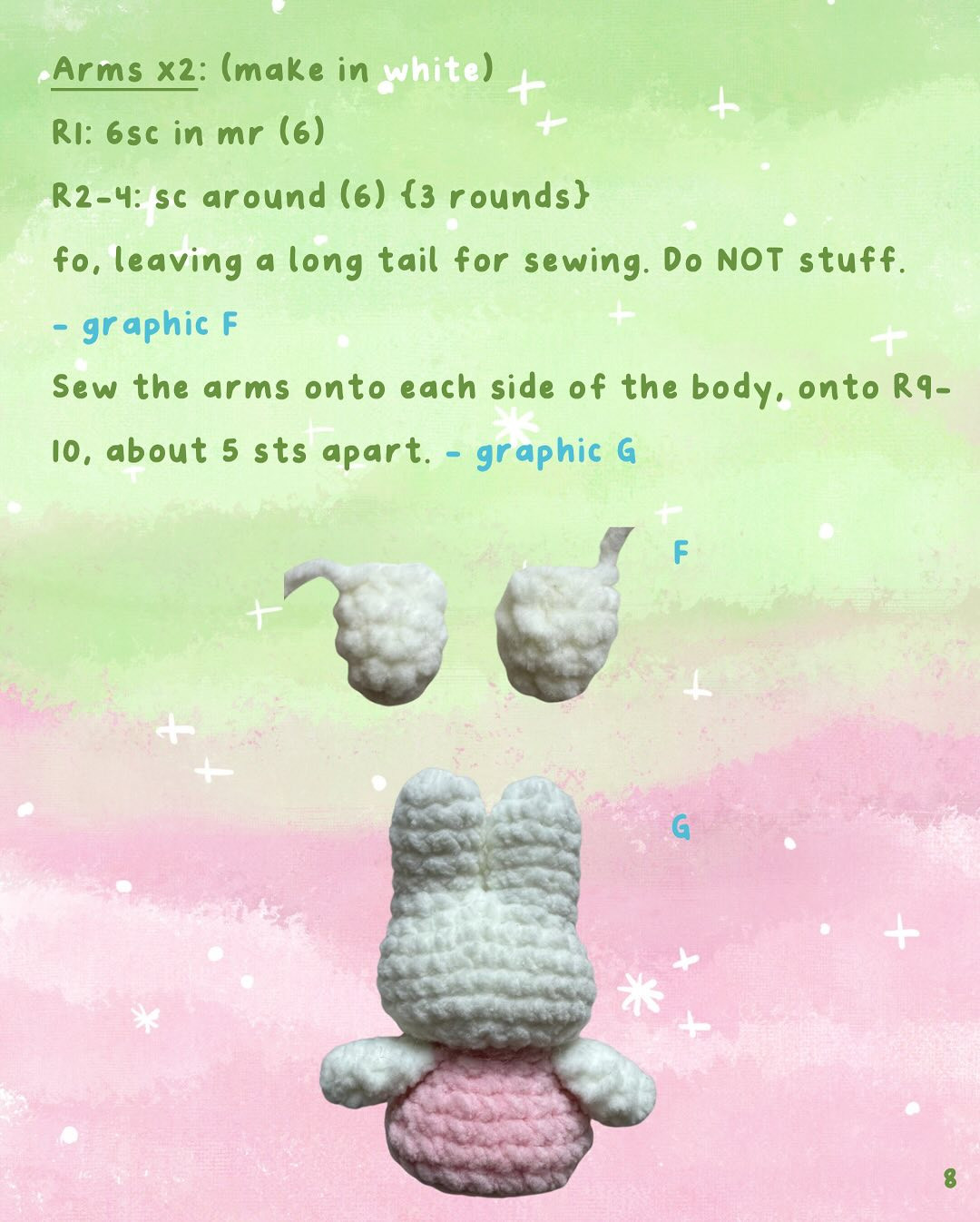 free pattern apple miffy