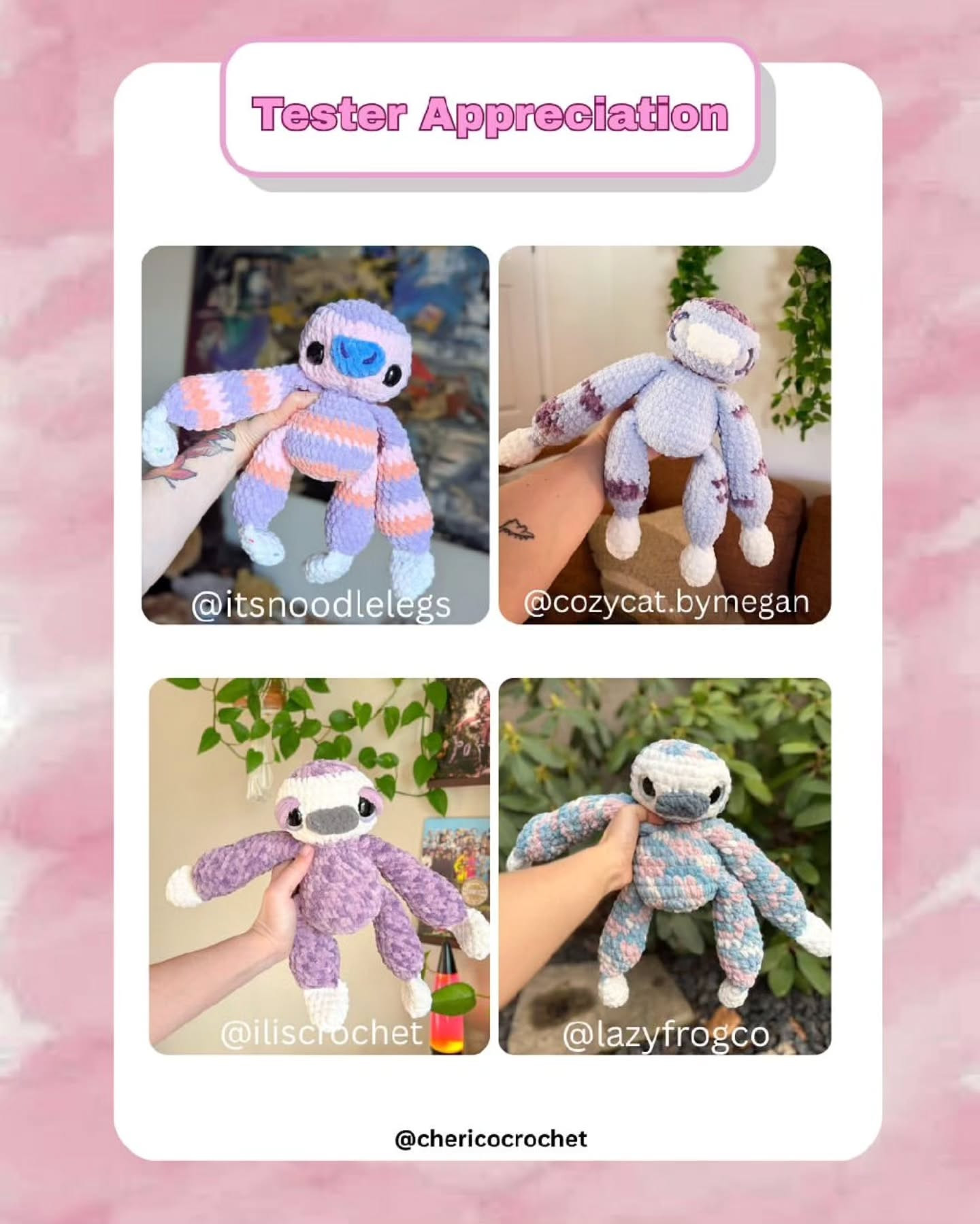 free pattern baby sloth crochet pattern